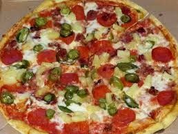 Medium Pizza med pepperoni.........kr.115,-